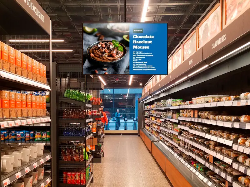 Imagem de Mídia Digital em Supermercado